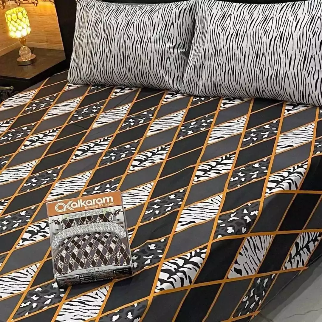 Alkaram 3 Pcs Mix Cotton Printed
