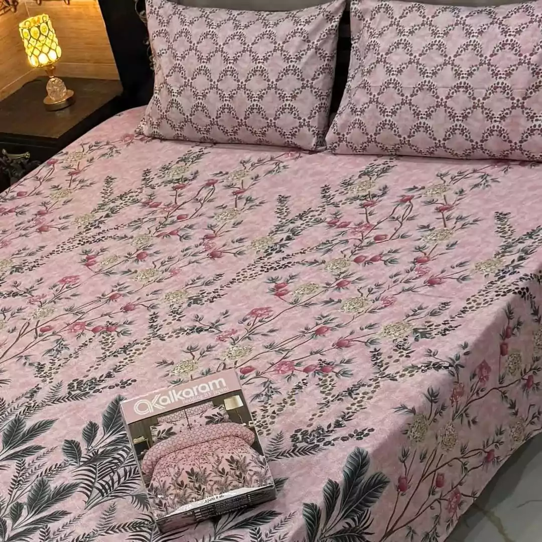 Alkaram 3 Pcs Mix Cotton Printed