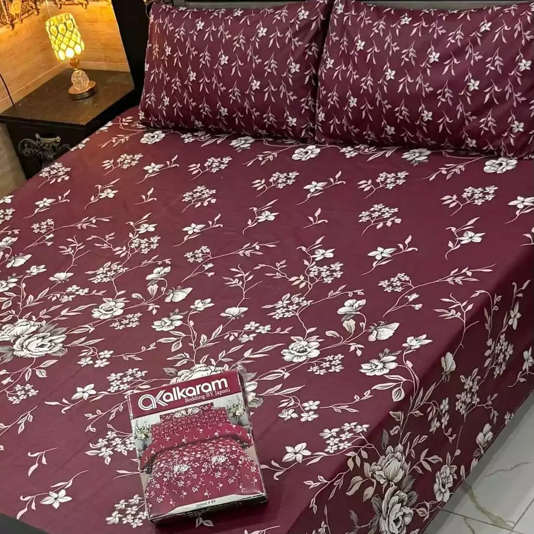 Alkaram 3 Pcs Mix Cotton Printed