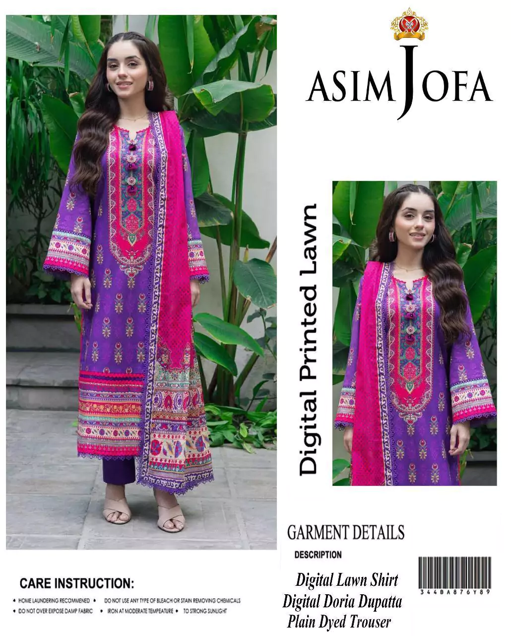Asim Jofa 3 Pcs Women