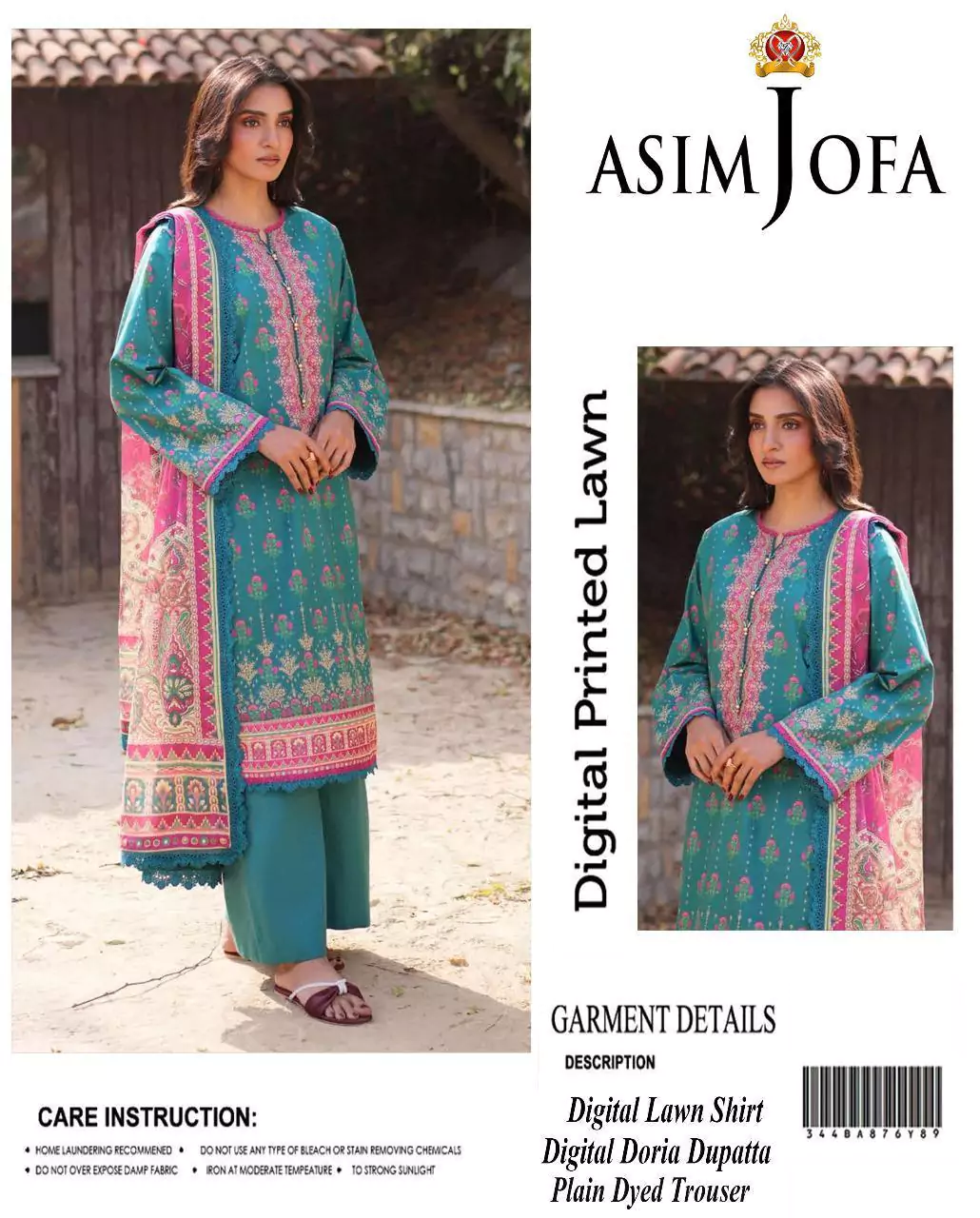Asim Jofa 3 Pcs Women