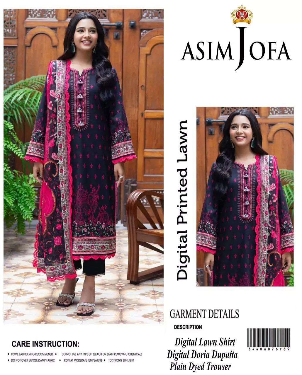 Asim Jofa 3 Pcs Women