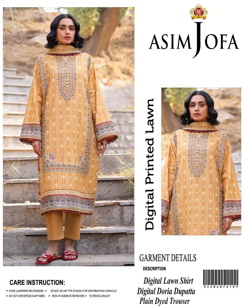 Asim Jofa 3 Pcs Women