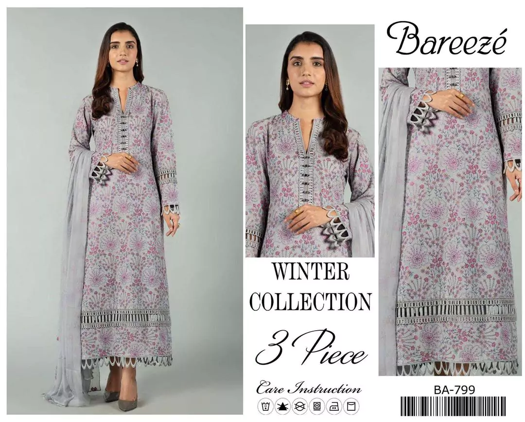 Bareeze 3 Pcs Women