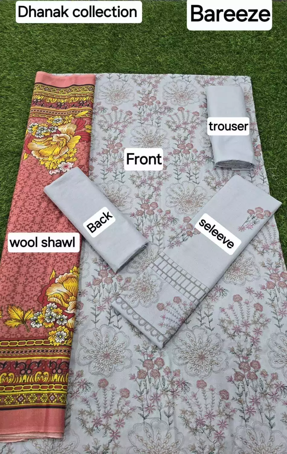 Bareeze 3 Pcs Women