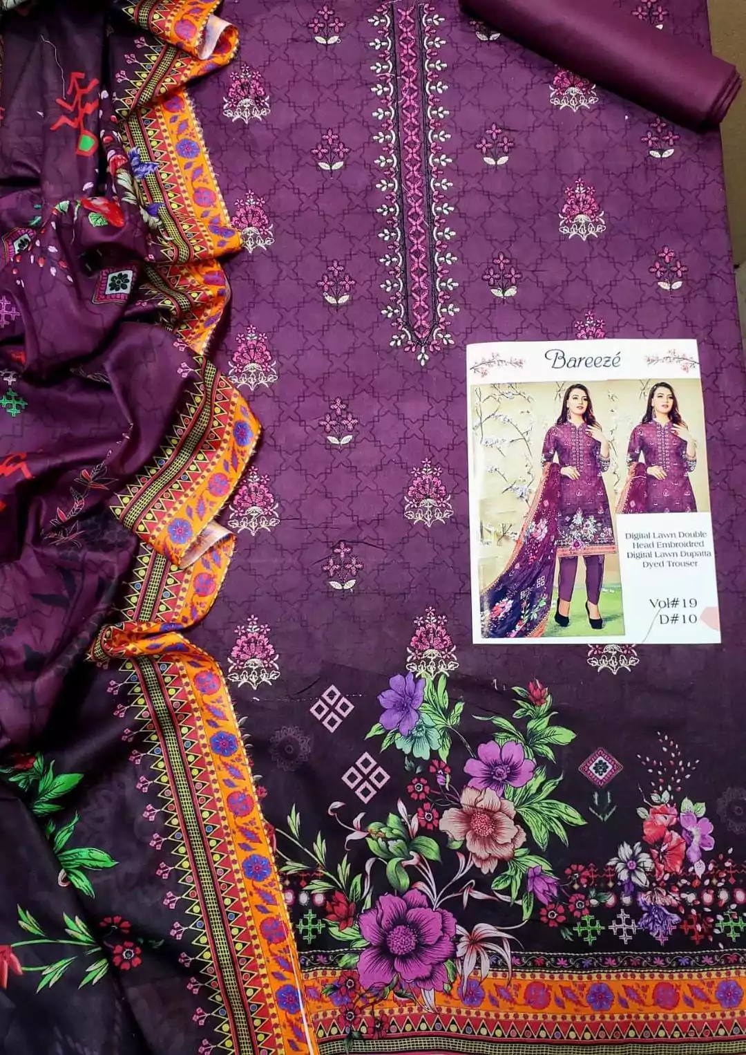 Bareeze 3 Pcs Women