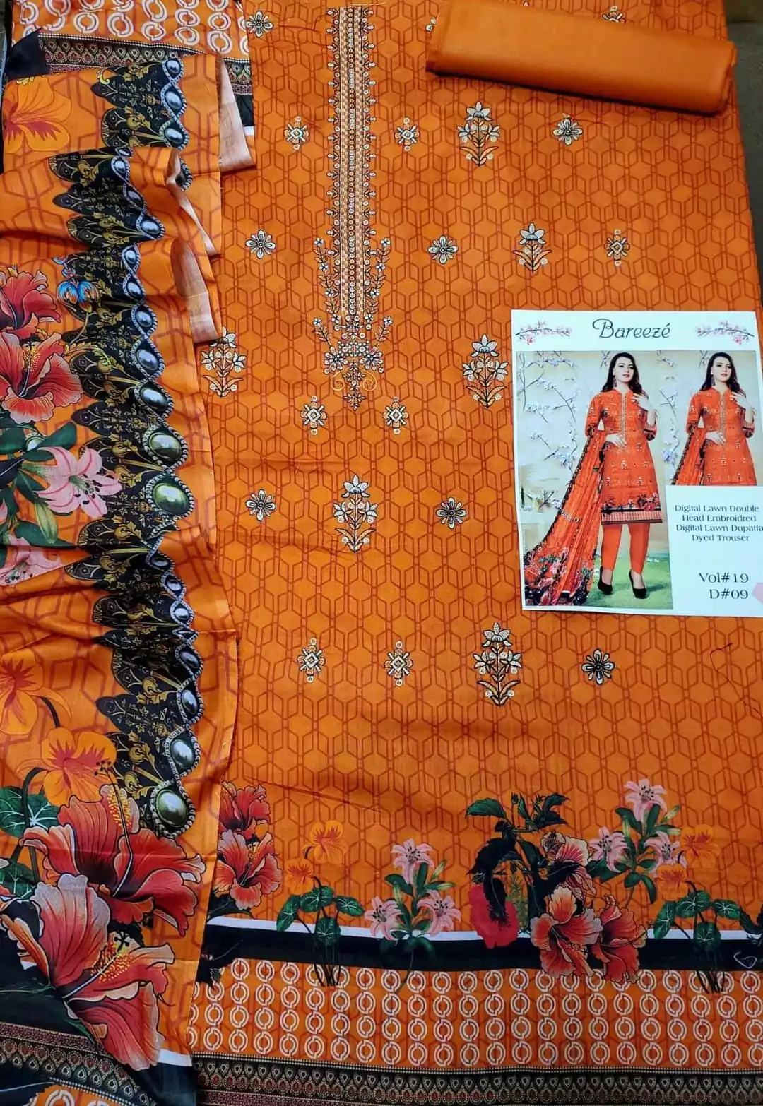 Bareeze 3 Pcs Women