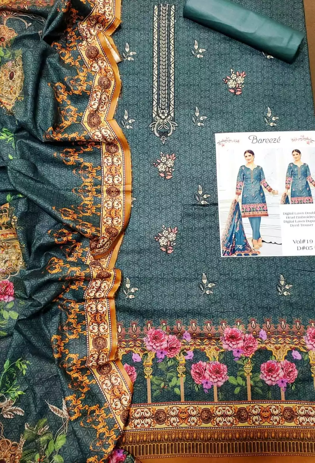 Bareeze 3 Pcs Women