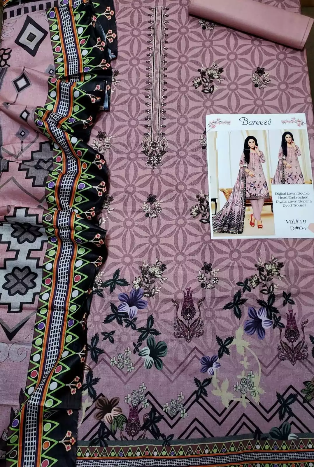 Bareeze 3 Pcs Women