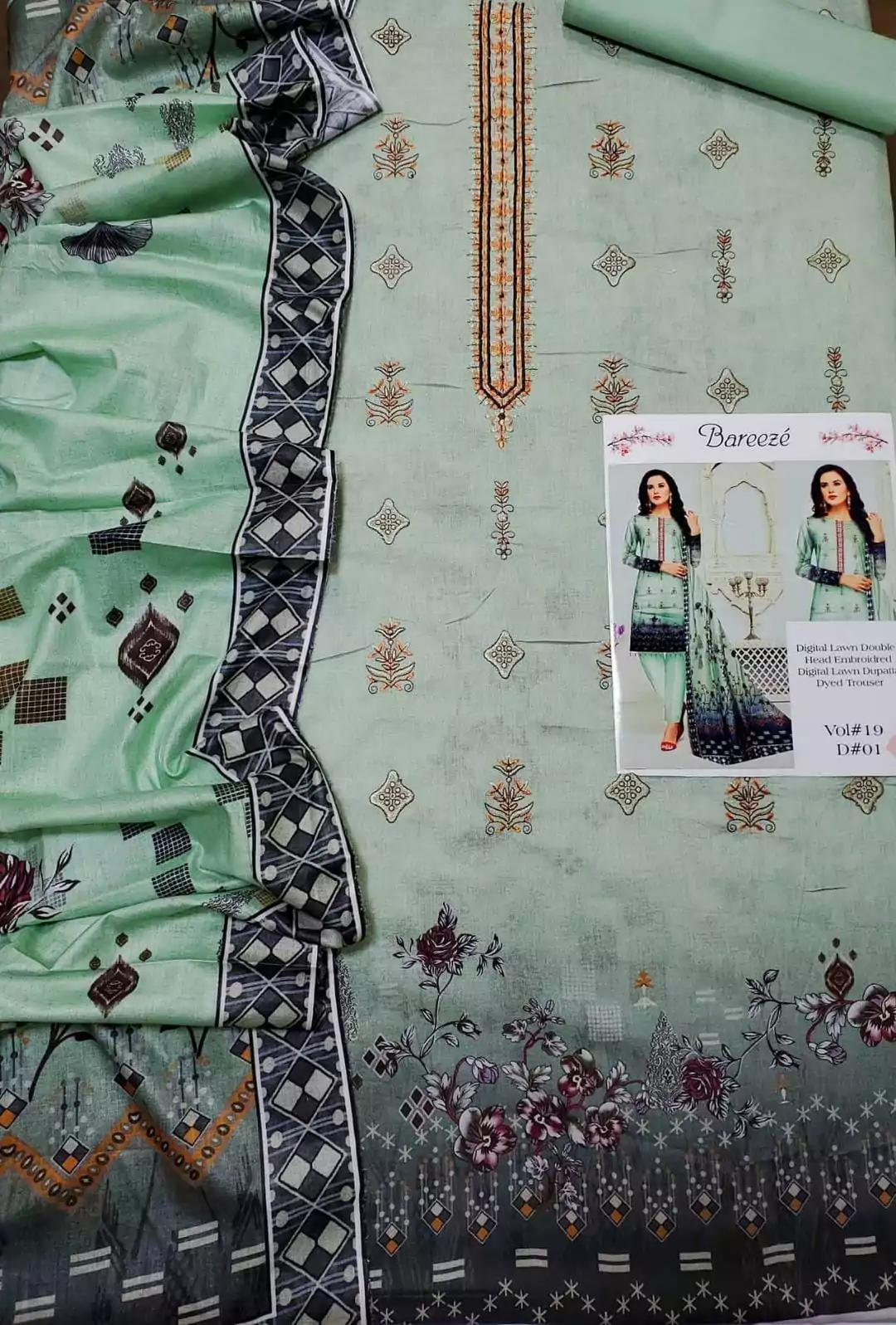 Bareeze 3 Pcs Women