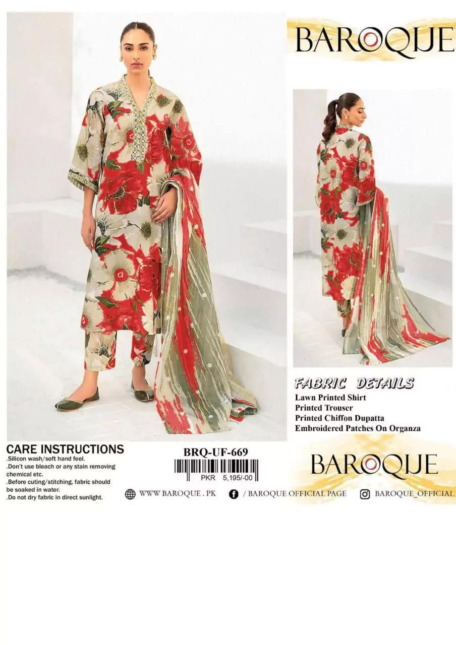 Baroque 3 Pcs Women