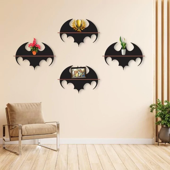 Batman Wall Hanging Shelves Pack of 4