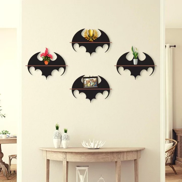 Batman Wall Hanging Shelves Pack of 4
