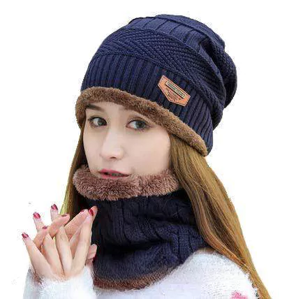 Beanie Wool Cap And Neck Wamer I