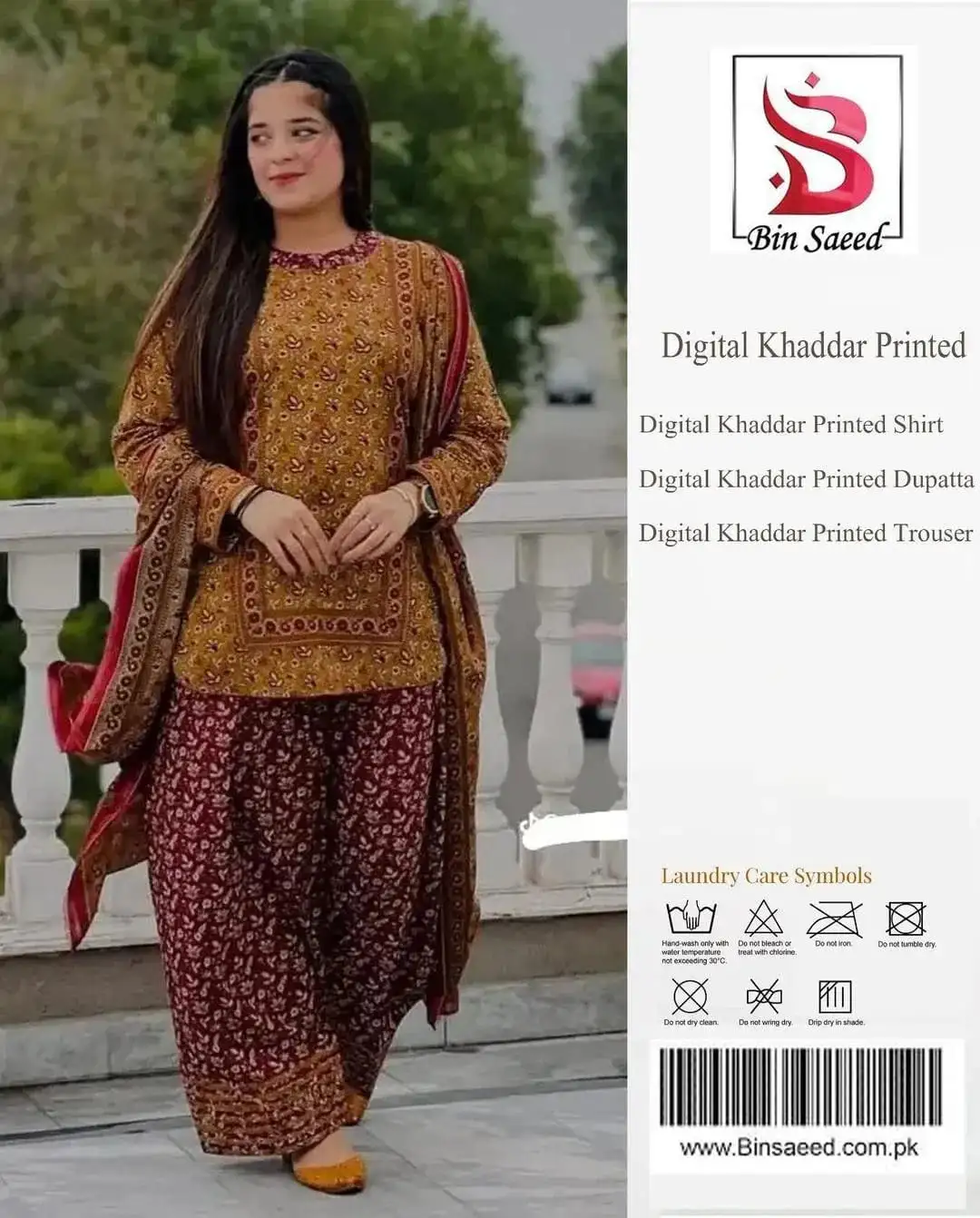 Bin Saeed 3 Pcs Women