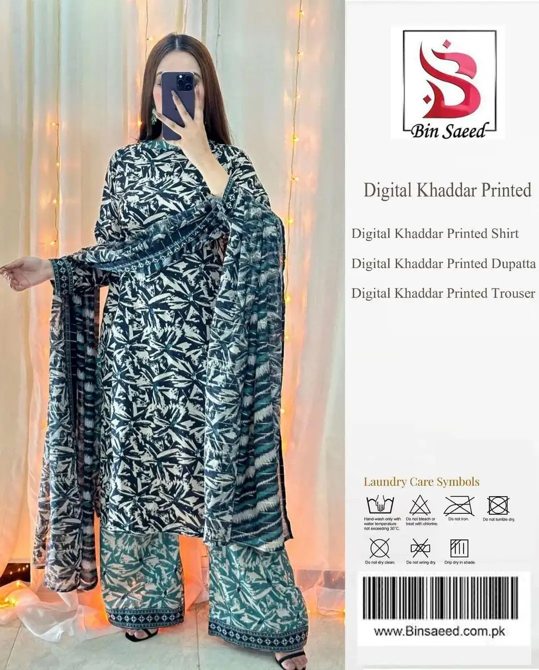 Bin Saeed 3 Pcs Women