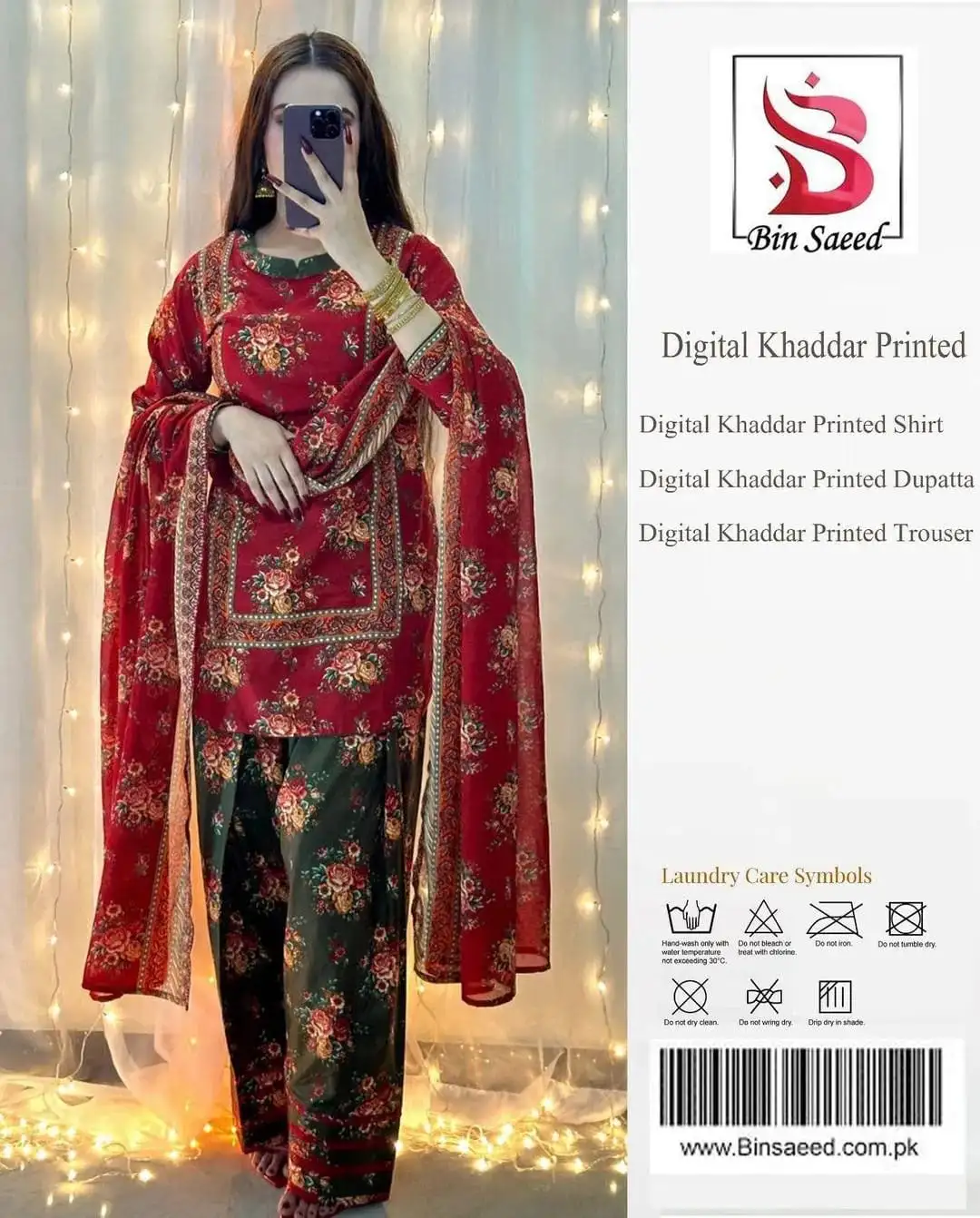 Bin Saeed 3 Pcs Women