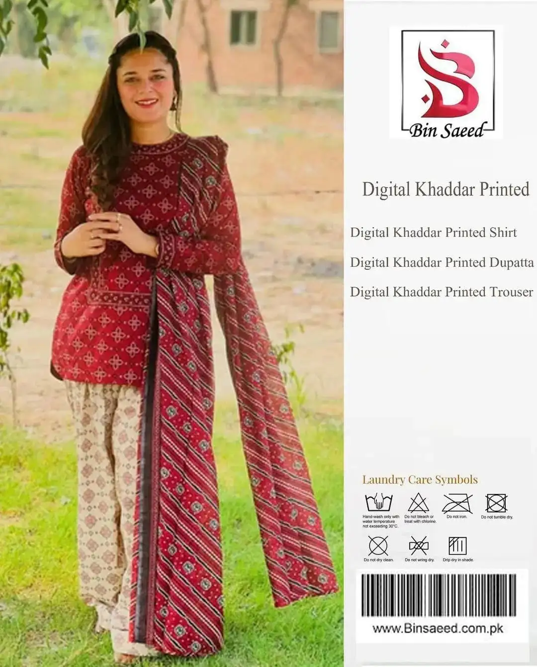 Bin Saeed 3 Pcs Women