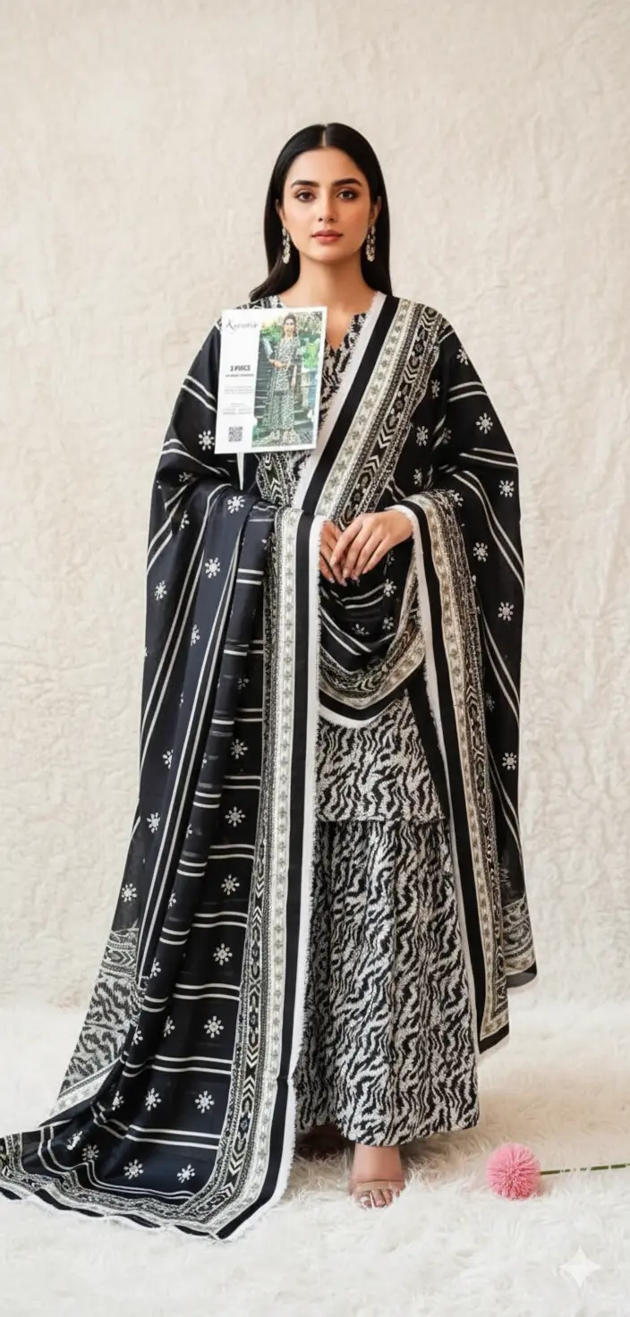 Branded Kayseria Khaddar 3 Pcs Women