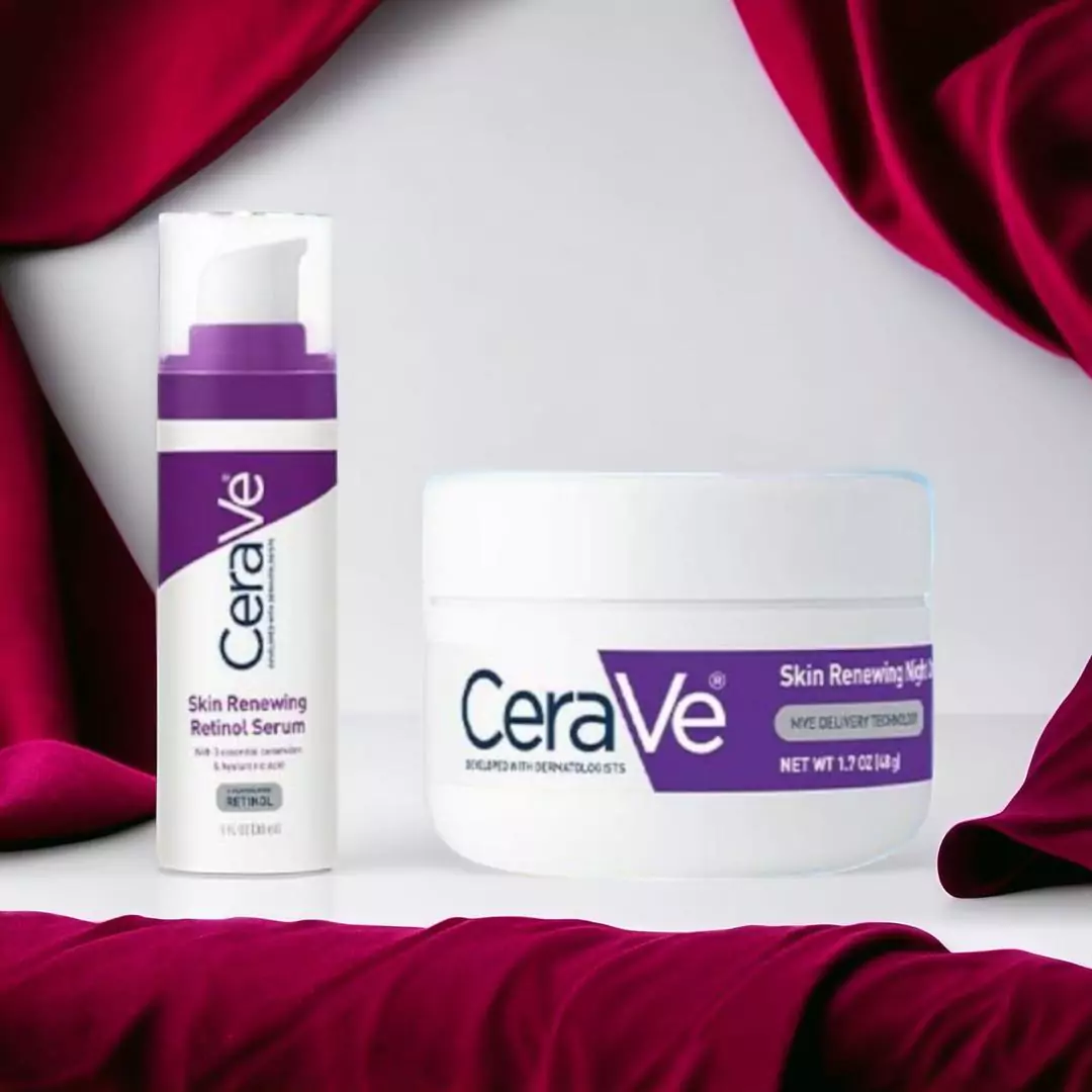 Cerave 2 in 1 Skincare Bundle Face Serum And Night Cream Pack