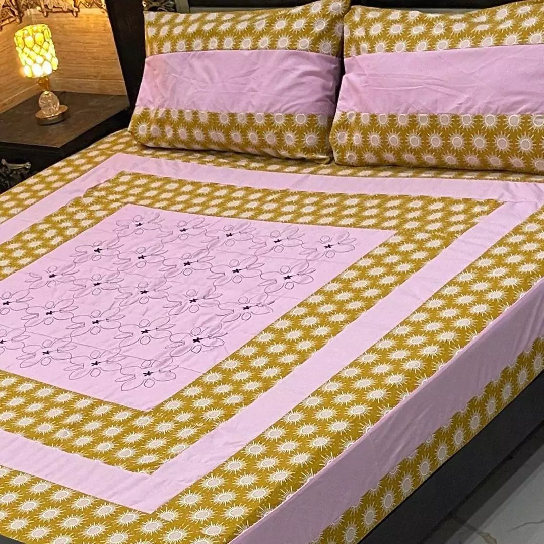 Charming Pink Cotton Patchwork Double 