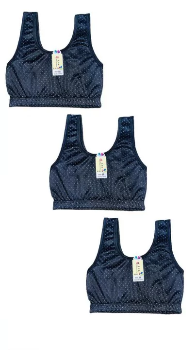 Cotton Bra Non Padded Package of 3 Bras