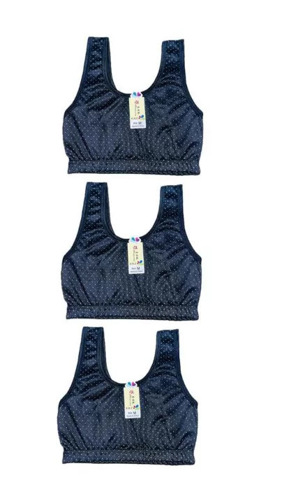 Cotton Bra Non Padded Package of 3 Bras