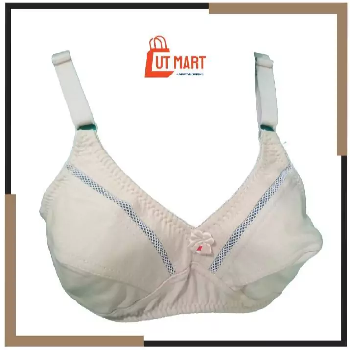 Cotton Plain Full Cup Bra