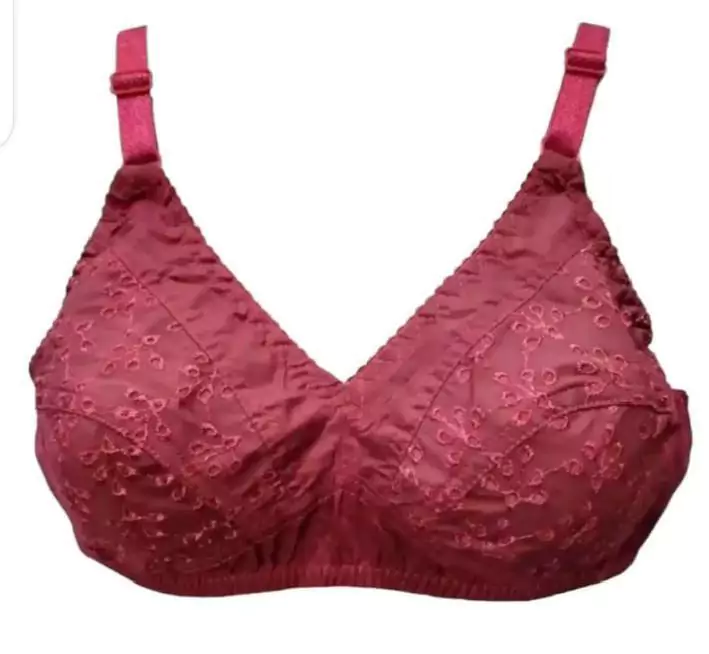 Cotton Plain Comfortable And Breathable Full Cup Bra