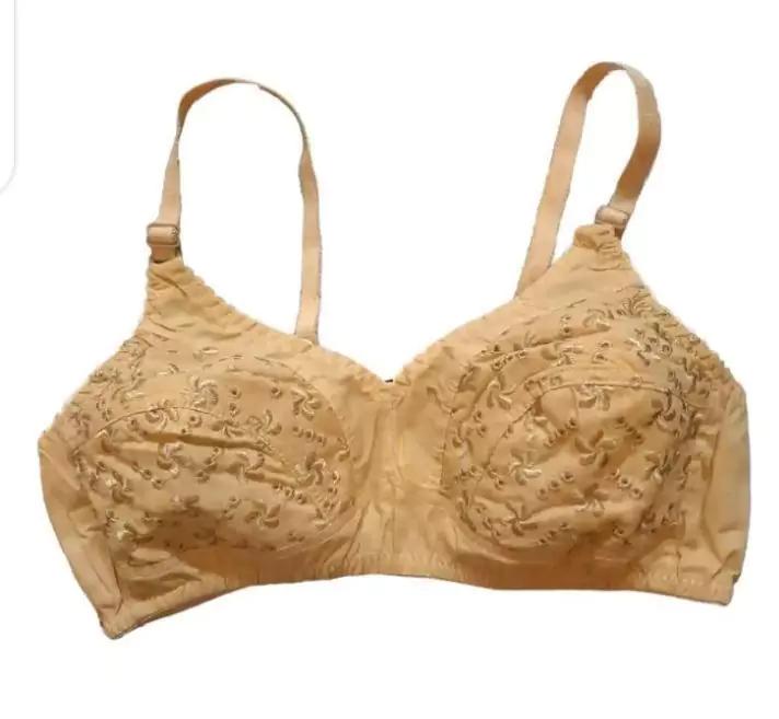 Cotton Plain Full Cup Bra