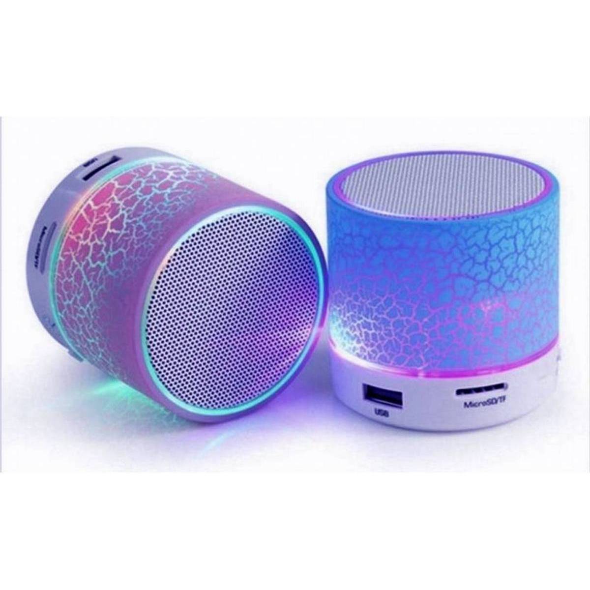 bluetooth speaker - Mini Portable Bluetooth Speaker with Light
