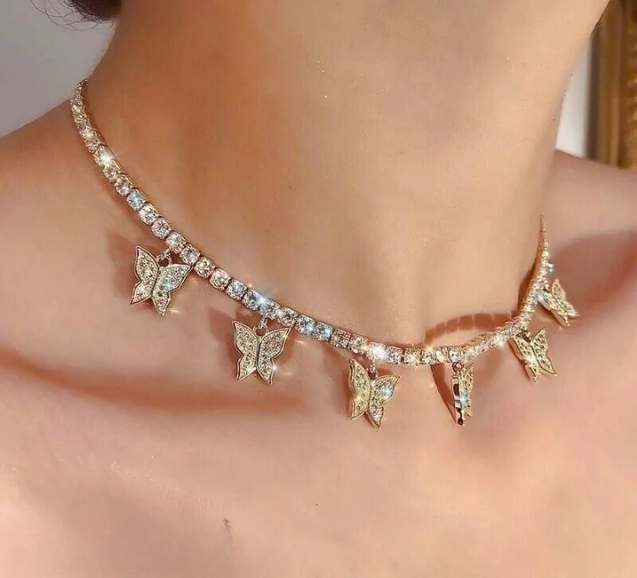 Delicate Butterfly Necklace For Women