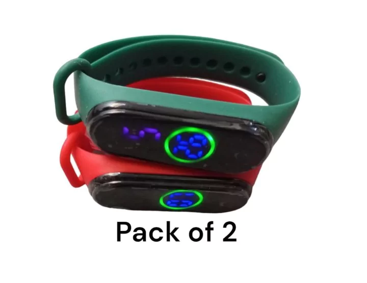 Digital Display Watch Pack of 2
