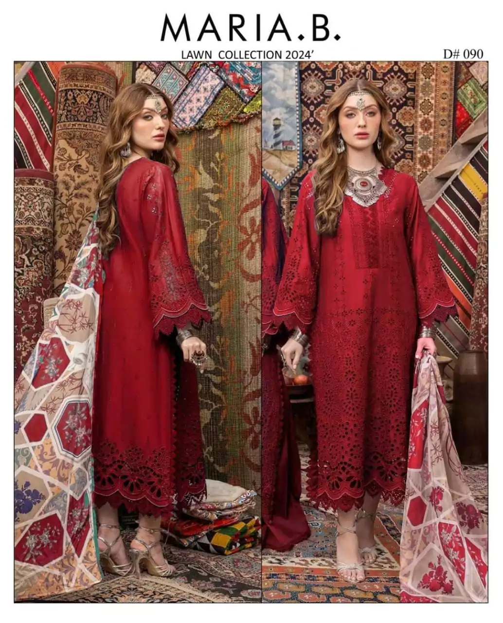 Elegant Unstitched Embroidered L