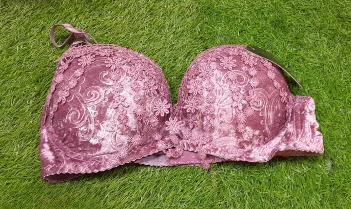 Embroidered Padded Bra 