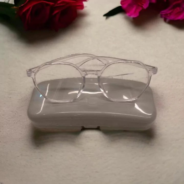 Eye glasses Frame Transparent Wafer Shape 