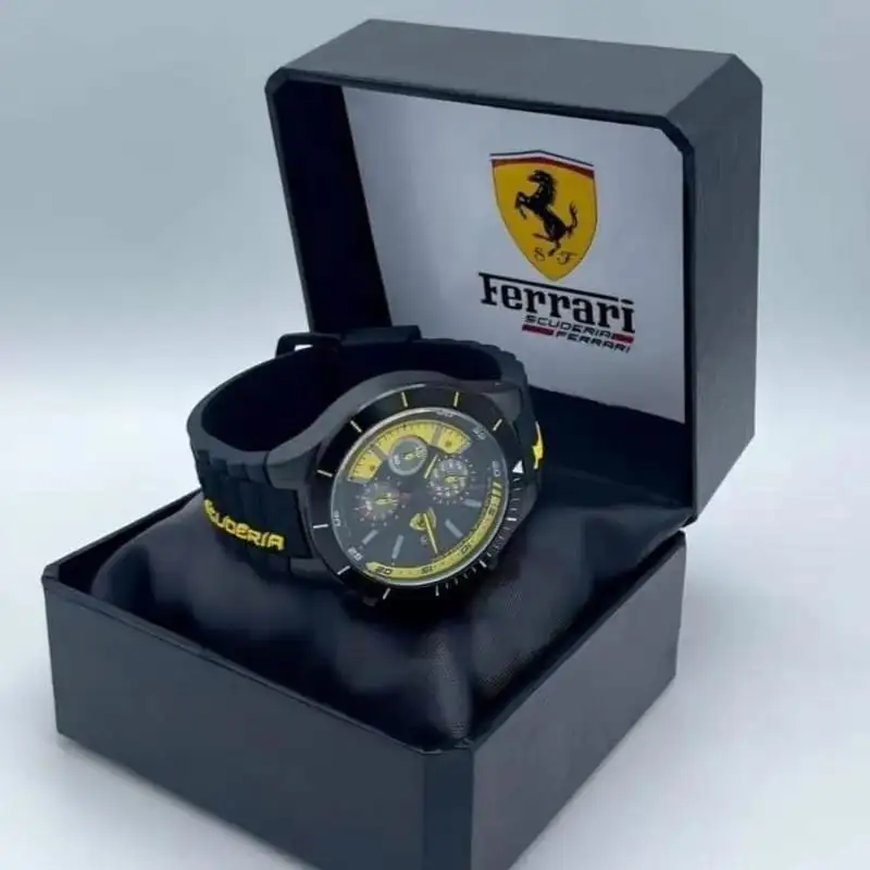 Ferrari Classic Chronograph Wrist Watch For Men