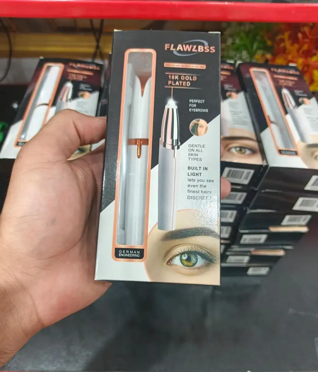 Flawless Pen Eyebrow Trimmer & Facial Hair Remover Rechargeable Trimmer