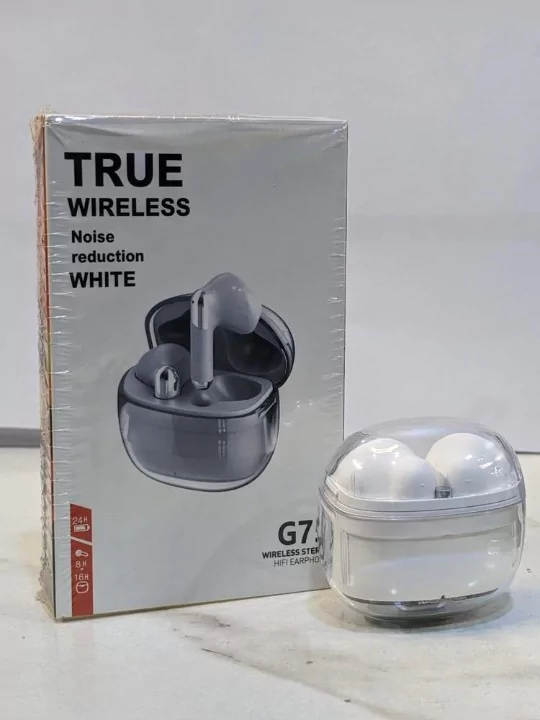 G75 Wireless Earbuds White