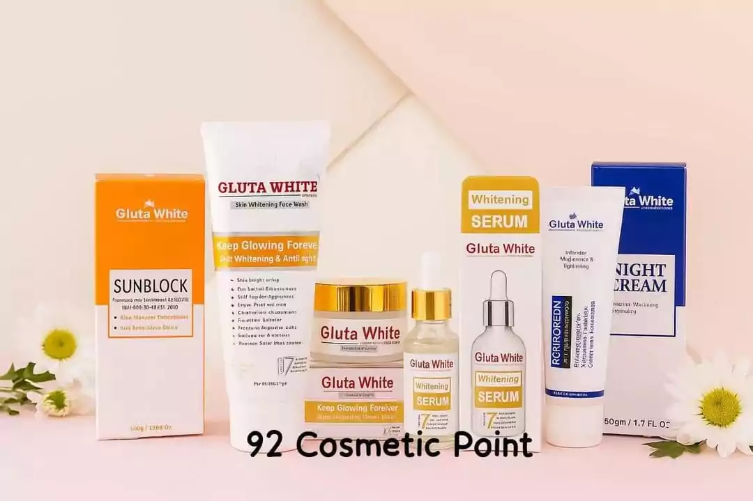 Gluta White Skin Care Bundle Ultimate Face Care Pack of 5