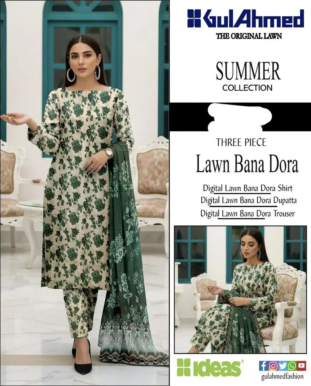 Gul Ahmed 3 Pcs Women