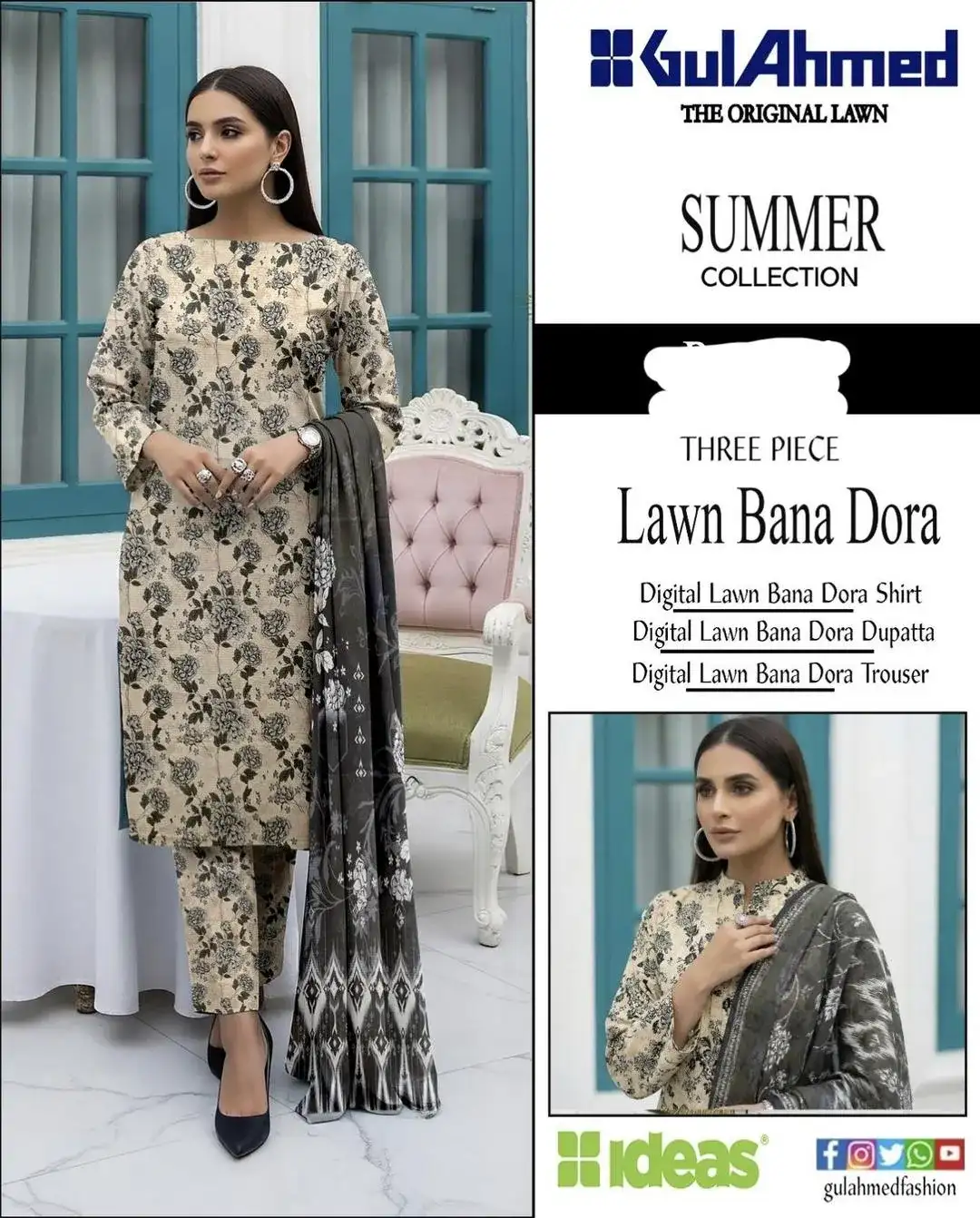Gul Ahmed 3 Pcs Women