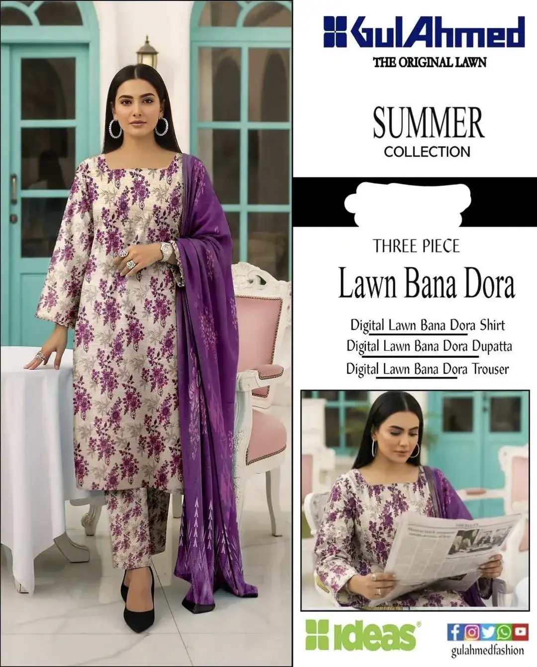Gul Ahmed 3 Pcs Women