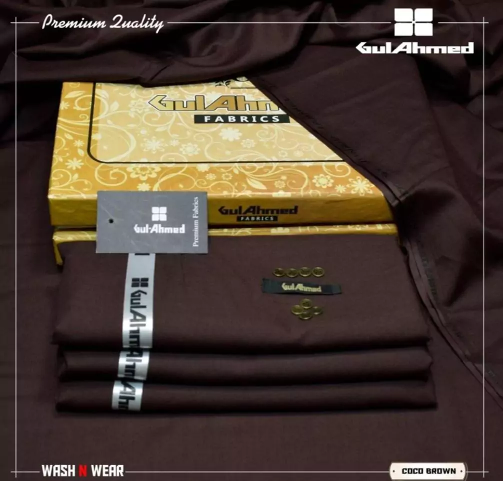 Gul Ahmed Wash & Wear Plain Unst