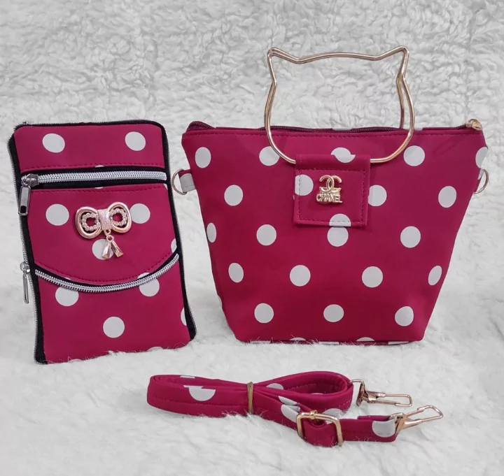 Hand Bags For Girls With Cute Handle And Long Strap