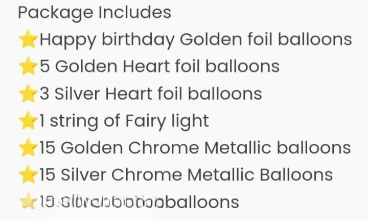 Happy Birthday Chrome Balloons, Pack of 115