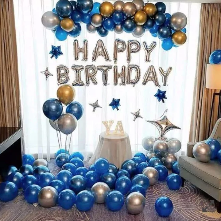Happy Birthday Decoration Balloons, Pa