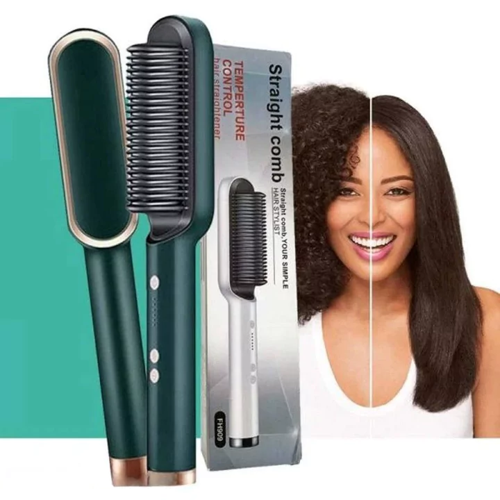 hair dryer - Heat Control Straightener Brush