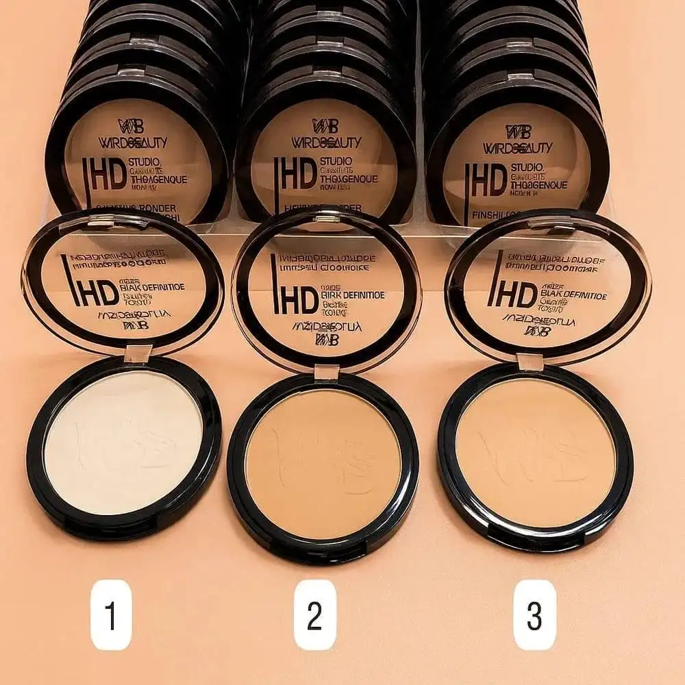 High Coverage Black Face Powder Ultra Pigmented and Long Lasting 100g