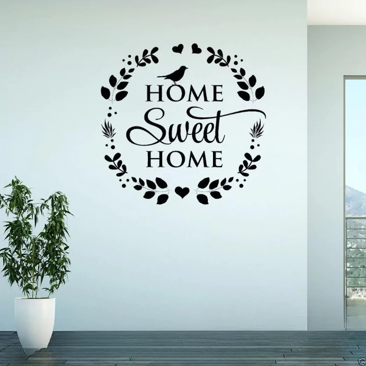 Home Sweet Home Vinyl Wall Decor Stick